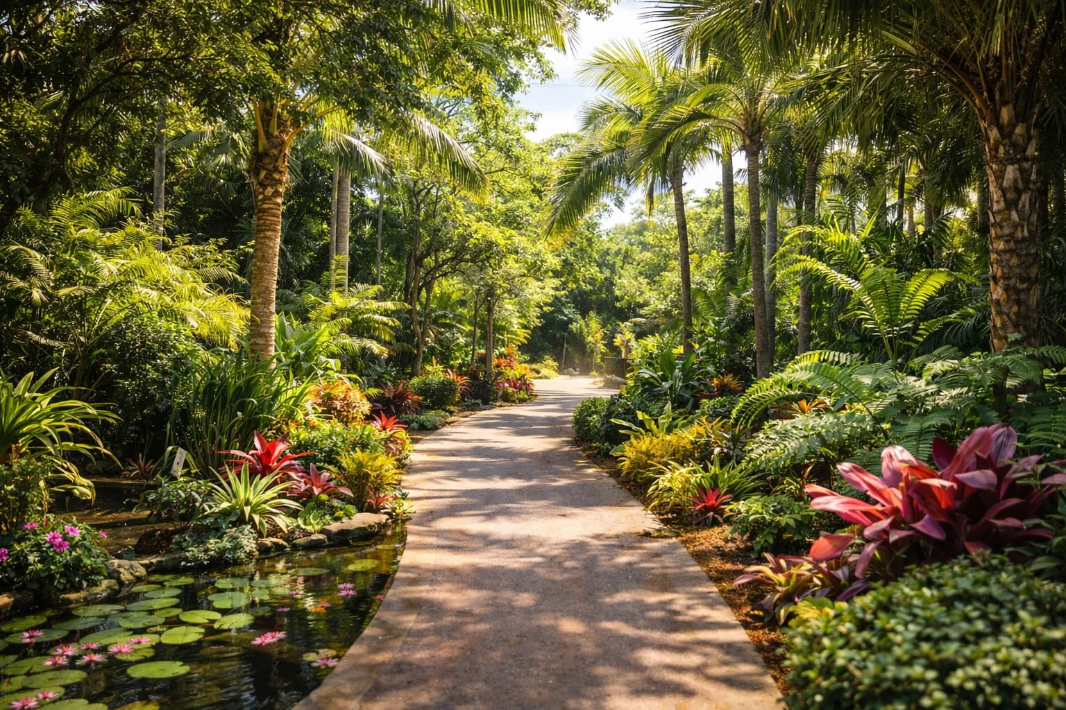 Naples Botanical Garden style greenery